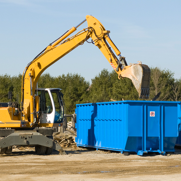 what size residential dumpster rentals are available in Yancey County